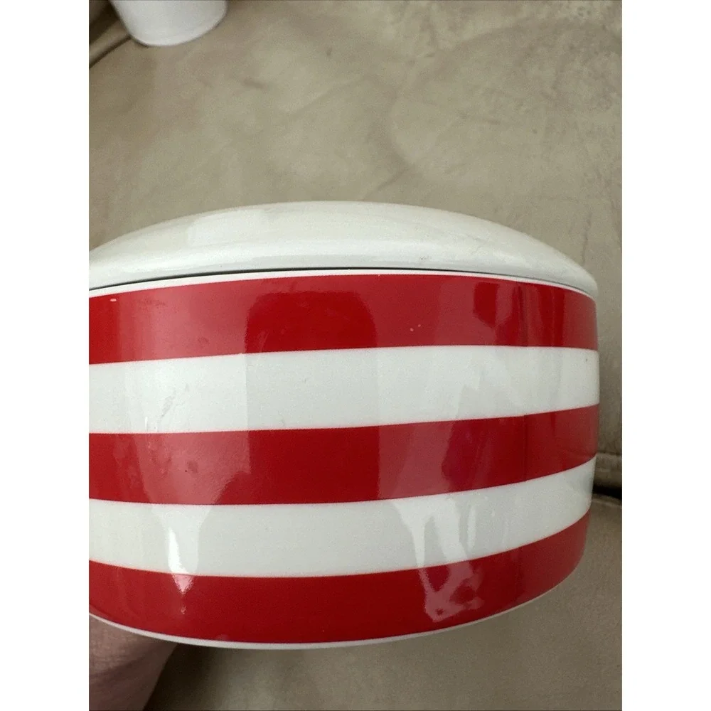 Anthropologie Red &‎ White Stripped 